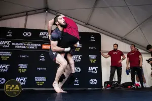 UFC 284 Open Workouts - Islam Makhachev (Callum Cooper/Fight News Australia)