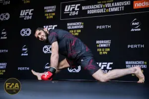 UFC 284 Open Workouts - Islam Makhachev (Callum Cooper/Fight News Australia)