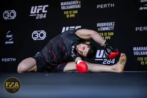 UFC 284 Open Workouts - Islam Makhachev (Callum Cooper/Fight News Australia)