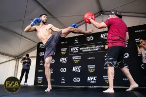 UFC 284 Open Workouts - Yair Rodriguez (Callum Cooper/Fight News Australia)