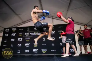 UFC 284 Open Workouts - Yair Rodriguez (Callum Cooper/Fight News Australia)