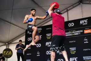 UFC 284 Open Workouts - Yair Rodriguez (Callum Cooper/Fight News Australia)