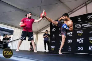 UFC 284 Open Workouts - Yair Rodriguez (Callum Cooper/Fight News Australia)