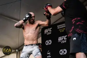 UFC 284 Open Workouts - Alexander Volkanovski (Callum Cooper/Fight News Australia)