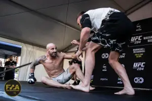 UFC 284 Open Workouts - Alexander Volkanovski (Callum Cooper/Fight News Australia)