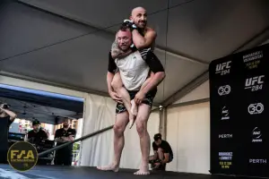 UFC 284 Open Workouts - Alexander Volkanovski (Callum Cooper/Fight News Australia)