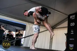 UFC 284 Open Workouts - Alexander Volkanovski (Callum Cooper/Fight News Australia)