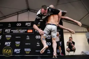 UFC 284 Open Workouts - Alexander Volkanovski (Callum Cooper/Fight News Australia)