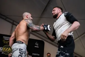 UFC 284 Open Workouts - Alexander Volkanovski (Callum Cooper/Fight News Australia)