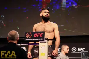 Jacob Malkoun weighs in for UFC 275
