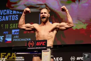 Jiří Procházka weighs in for UFC 275